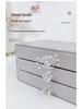 Triple-Layer Velvet Jewelry Box: Dustproof Drawer-Style Organizer and Decorative Storage
