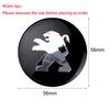 4PCS 56MM Car Styling Wheel Center Hubcap Stickers Decor Accessories For PEUGEOT 107 206 207 208 307 308 508 2008 3008 4008 5008U