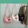 Borsa a Spalla Carina Hello Kitty Stile Urbano Con Chiusura a Zip e Tasca per Cellulare da Donna