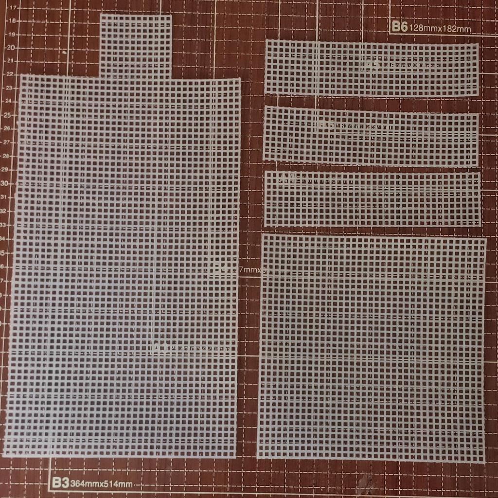 Plastic Mesh Cloth DIY Handcraft Latch Hook Women Bag Weaving Material Sheets Grid Hook Crafts Handbag Making Sewing Accessories