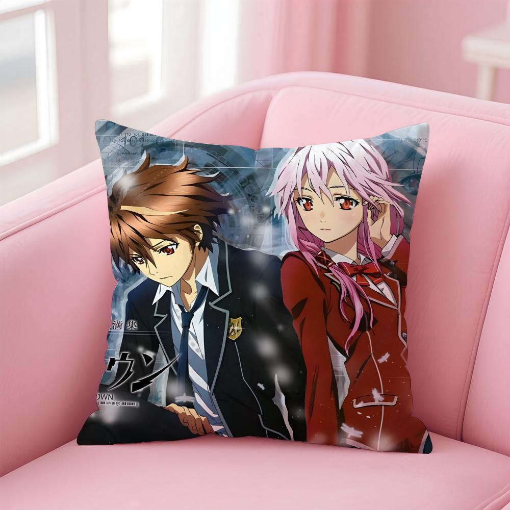GGuilty CCrown Cushion Cover Pillow Case Soft Friendly Fabric Concealed Zipper