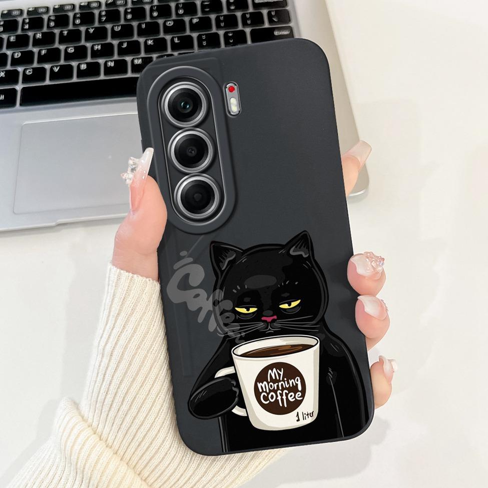 For Tecno Camon 40 Pro 5G Case CM7 Cute Cat Panda Fashion Flowers Love Back Cover For Camon 40 Pro 5G Tecno Phone Case Silicone