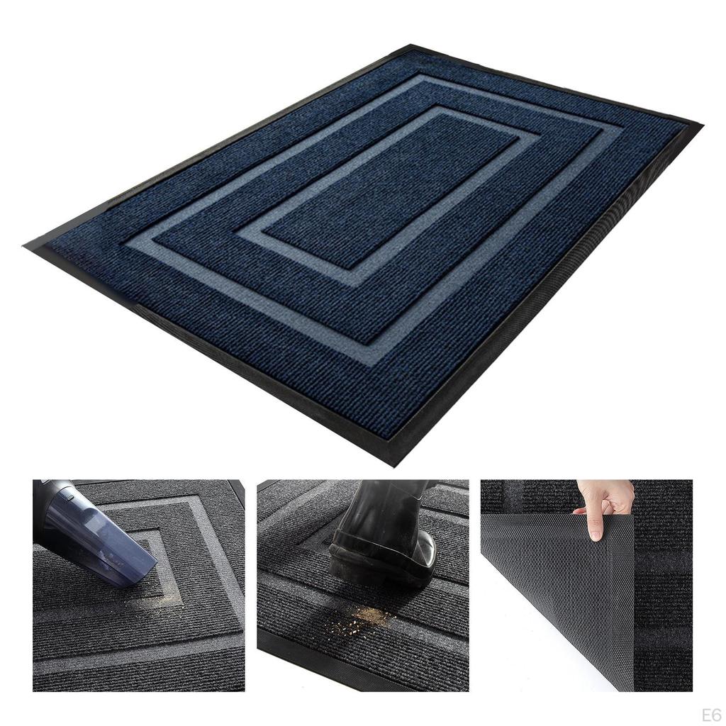 Front Door Mat Entry Rug Nonslip Home Decor Washable Welcome Carpet for Indoor