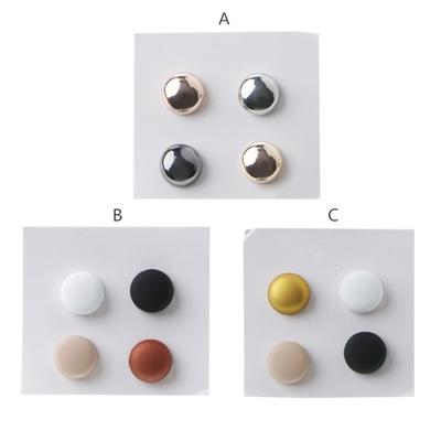4 Stück Superstarke Magnetische Hijab-Nadeln Magnetische Schal-Brosche Runder Clip Vielseitig für Damen Mädchen Geschenke