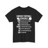 Funny Fantasy Football Shirt for Men, Funny Gift for Fantasy Football Champion T-Shirt for Him, Fantasy Football Schedule T-Shirt for Men