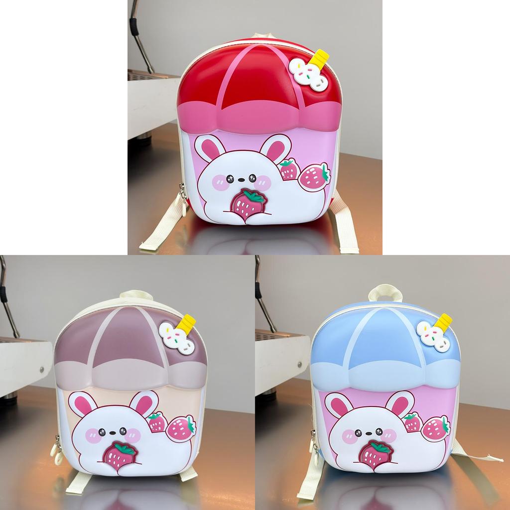 Bunny Shape Kids Backpack Eva Durable Padded For School And Daycare Use