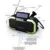 Radio de emergencia AM/FM, Radio de manivela con energía Solar y linterna LED, Banco de energía de 5000mAh, cargador de teléfono, altavoz Bluetooth 5,0