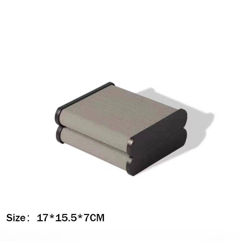 

Household Jewelry Storage Box Horsehair Trinket Showcase Boxes Necklace Bracelet Organizer Case Exquisite Jewellery Cases