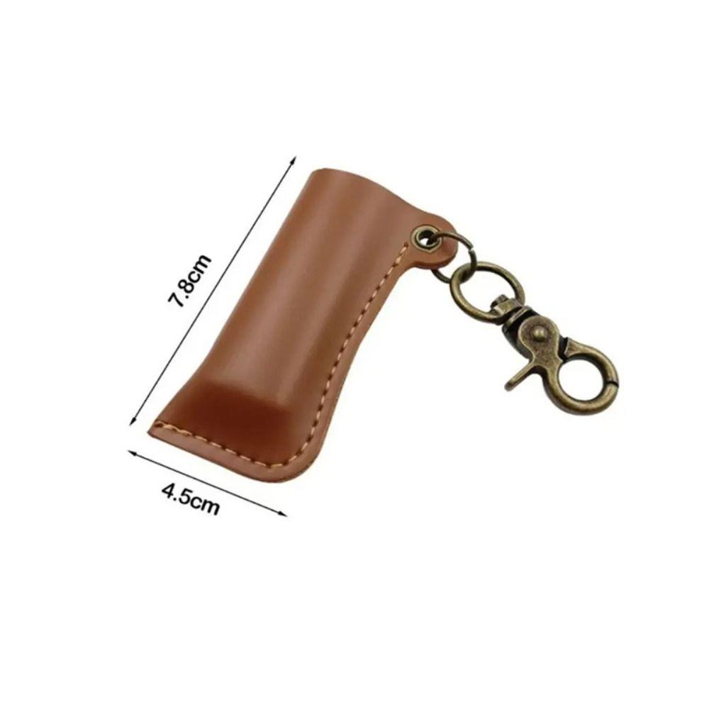 Retro Lighter Case PU Leather Lighter Cover High-end Design Leather Protective Shell  Outdoor