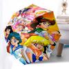 1pc Sailor Moon Umbrella Automatic Opening Closing, Portable 3-Fold Design, 8-Bone Iron Frame, Outdoor Umbrella, Ideal Gift for Fans, Travelers, Daily