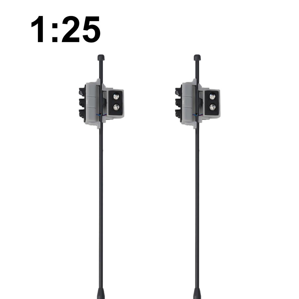 3 stk Trafikklys for G-spor med Fotgjengerlys & LED-er Kjøretøy 1:25 For Skinner & Byggelayout Egnet For 1 Gauge