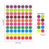19mm Round Waterproof Self-Adhesive Color Dot Labels for Identification and Classification