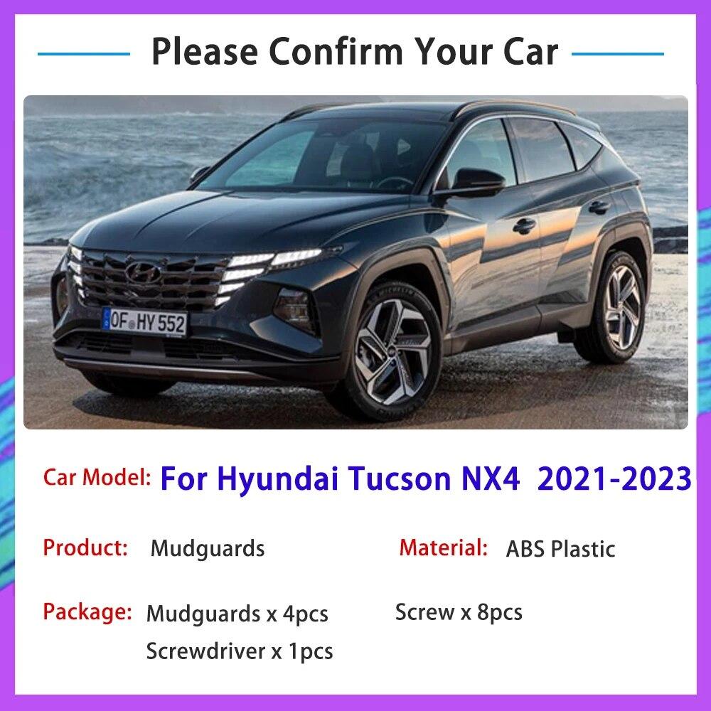 

Автомобильные брызговики для Hyundai Tucson NX4 2022 2023, передние и задние колеса, брызговики, брызговики, аксессуары для автостайлинга Fender