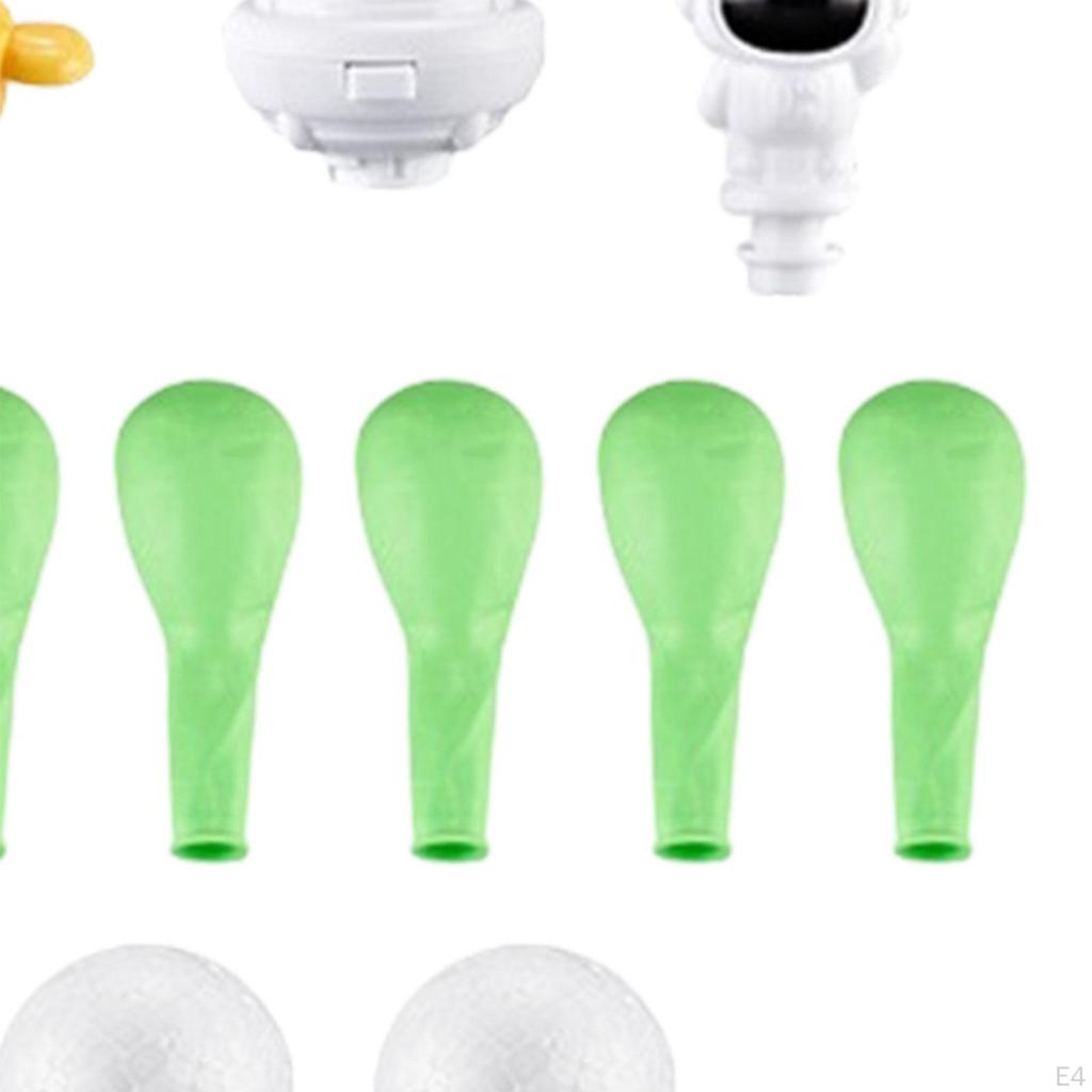 Blow Pipe Balls Balloon Blowing Ball Toy for Children Kids Toddlers Beige