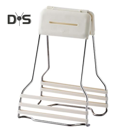 

Недеформируемый зажим для пластины, подвесной прочный кухонный нескользящий захват для сковороды серый белый