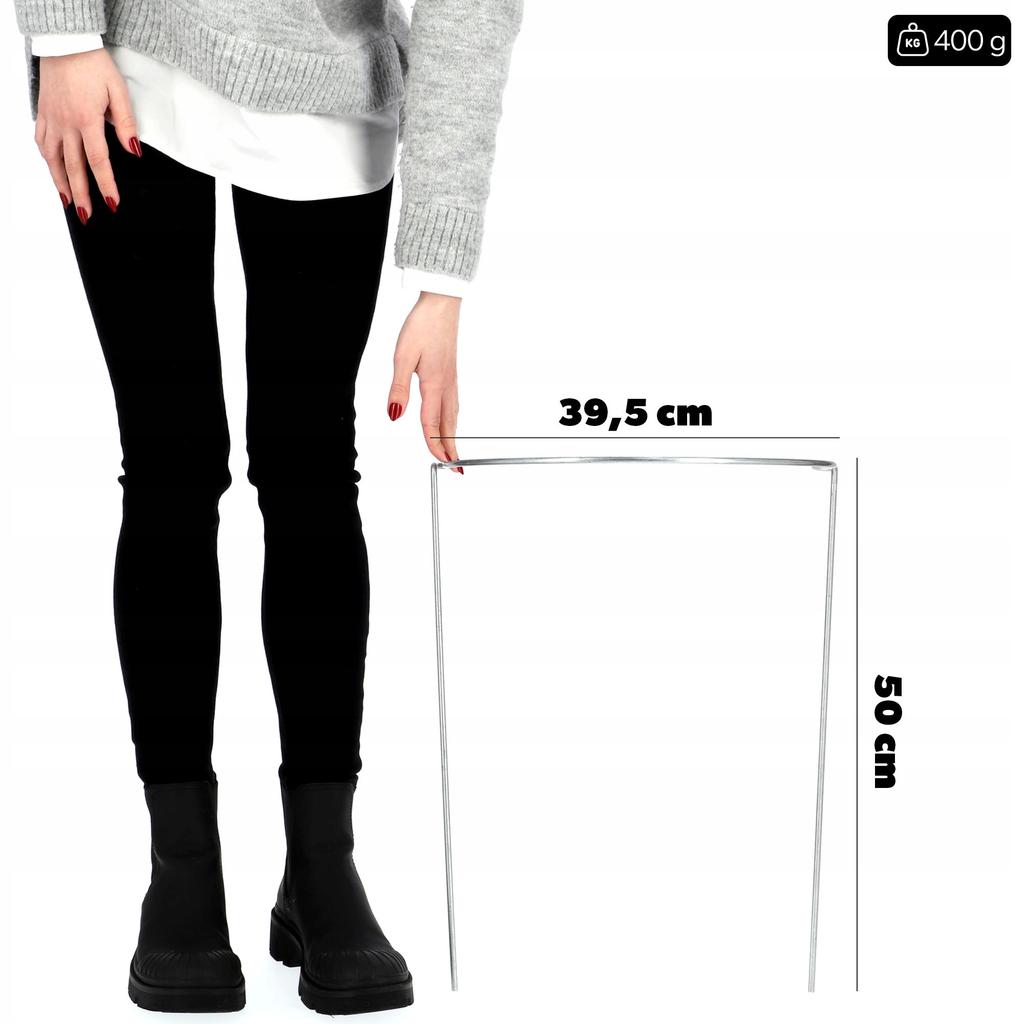 KADAX Podpora Kwiatowa Z Oczkiem Obejma Do Roślin 50 cm