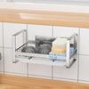Dish Sponge Organizer,Dishcloth Rack Sink Storage Organizer,with Drain Pan,Kitchen Organizer