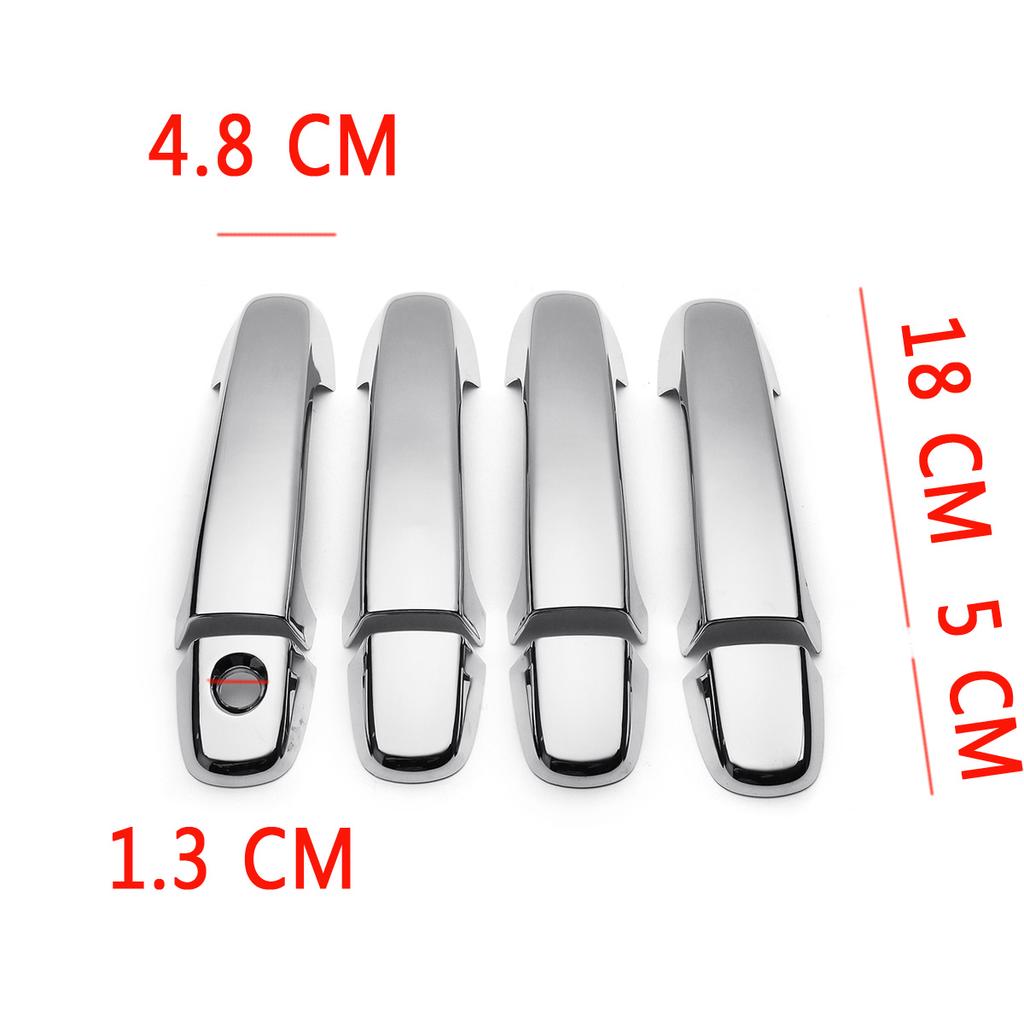 For 2016-2019 Toyota Scion Yaris Sedan iA Chrome Door Handle COVERS+Mirrors