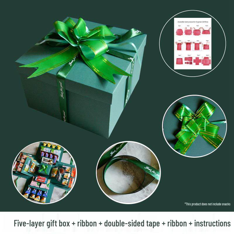 Five-Layer Candy Surprise Birthday Explosion Box for Kids