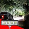 2Pcs 6'' 200W Led Work Light Flood Beam Bar Light Bar Offroad Lights Driving Fog Lights Lamps Drl Lights For Car Suv Truck Offroad