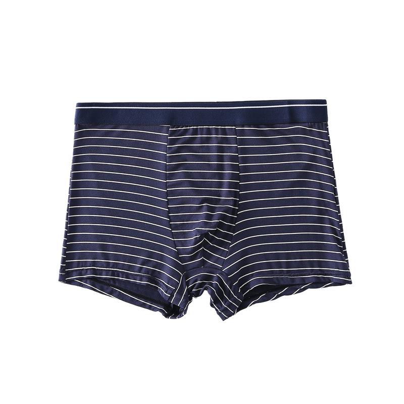 Men's Mid-Rise Pure Cotton Breathable Boxer Briefs - Youth Sports Trendy Style