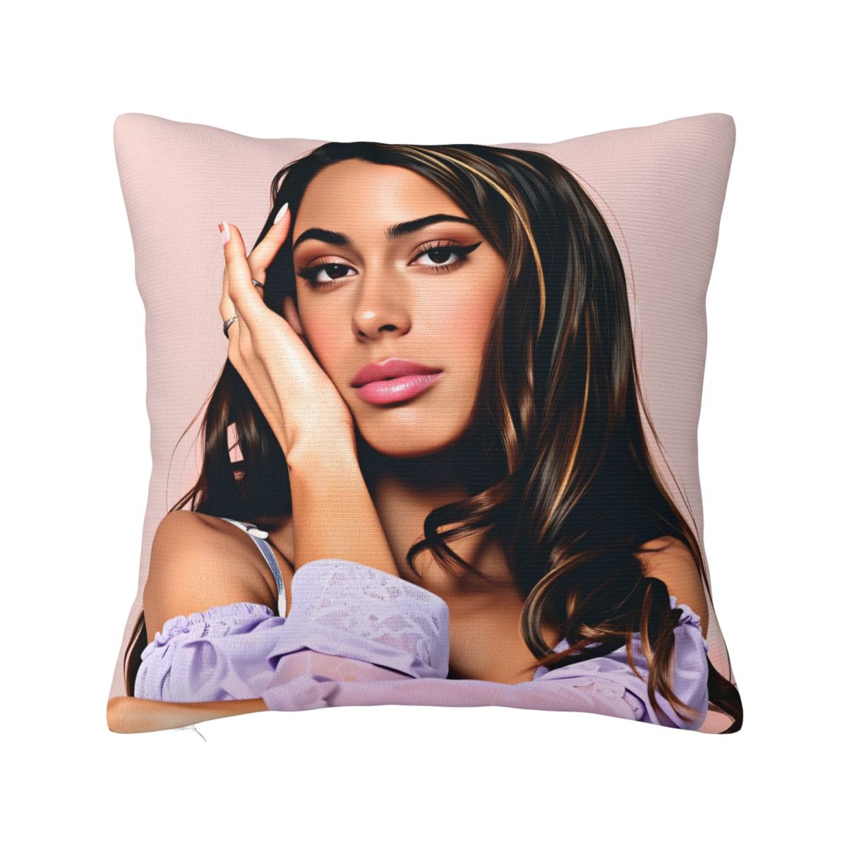 TINI STOESSEL Futttura Tour Pillow Cases Singer Cushion Cover Vintage Decorative Throw Pillow Case Cover for Bed 18 x18 30cm x 30cm
