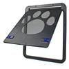 Pet Screen Door Cat Door Sliding Screen Pet Door with Magnetic Flap Lock Automatically for Small