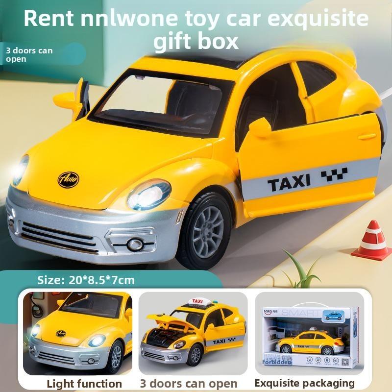 

Childrens Toy Taxi With Lights And Sound For Kids Playroom Gift жёлтый