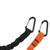 Climbing Working Safety Bungee Tether With Carabiner Hook Tool Lanyard  Outdoor Mountain