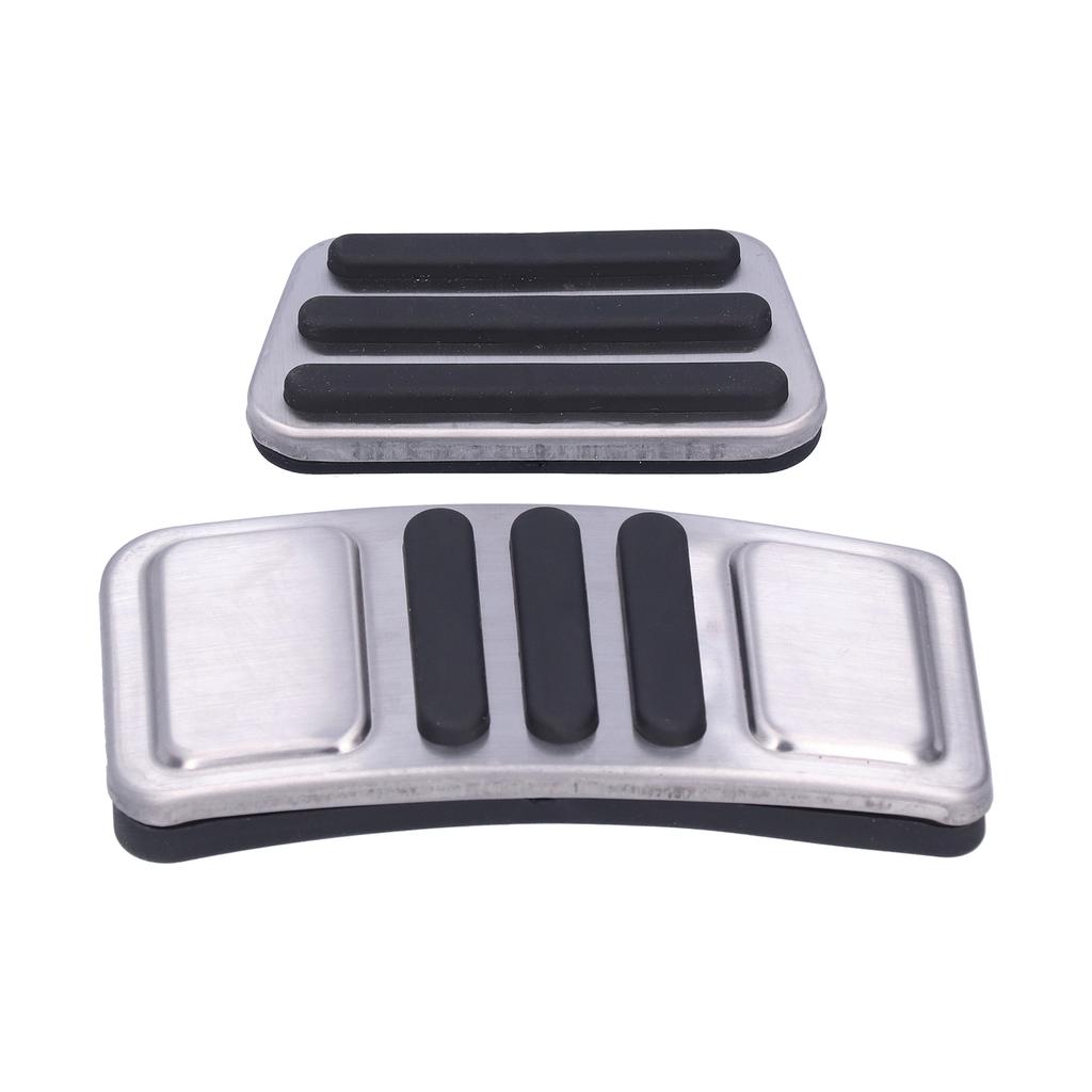 2 Pezzi Copripedale Acceleratore Pedale Freno Antiscivolo Adatto per Ford Mustang 20152019