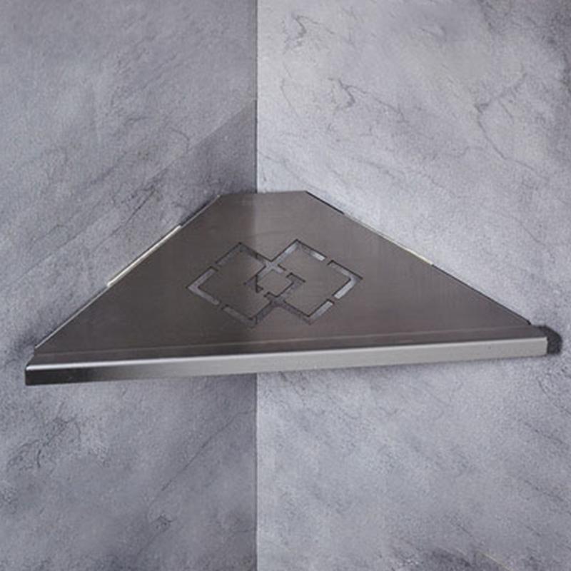 Shower Corner Shelf Bathroom Storage Tray Heavy Duty Shampoo Holder Wall Mounted Shelve Toilet Kitchen Accessories