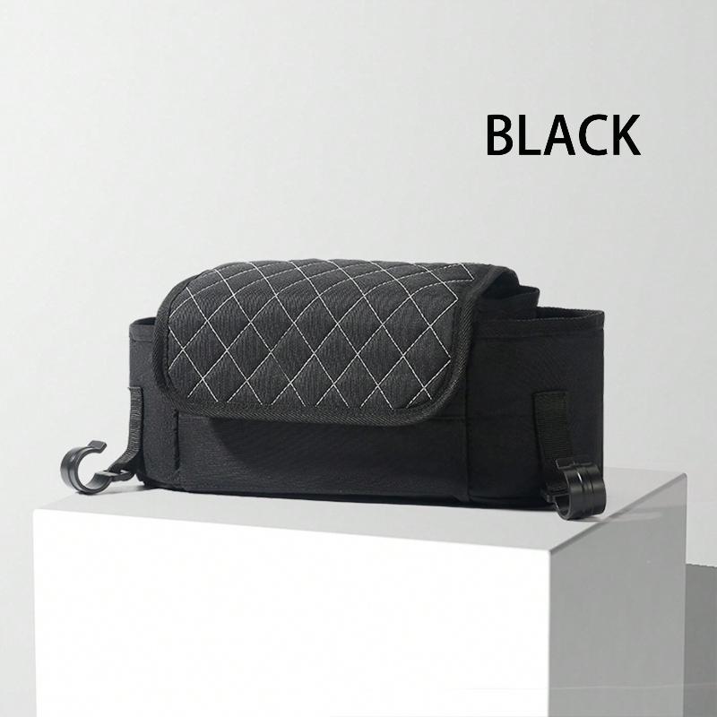

Multifunctional Stroller Hanging Bag, Mom Bag Accessory, Storage Pouch For Baby Strollers 35*14*12cm чёрный