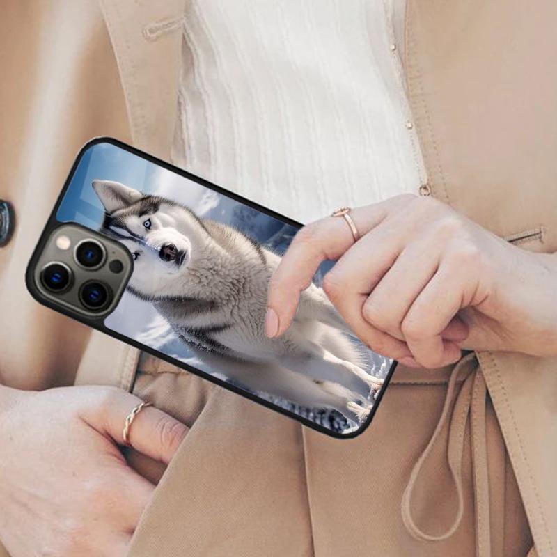 

Siberian Husky Dog Magnetic Phone Case For APPLE iPhone 17 Air 16 14 13 12 Pro Max 15 Plus Wireless Charge With MagSafe Cover iPhone 14
