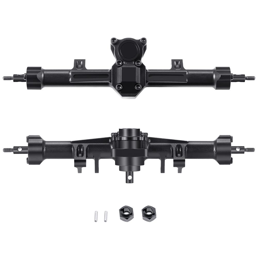 AXSPEED Front Rear Aluminum Alloy Portal Axle for Axial SCX24 Deadbolt Wrangler C10 Gladiator Bronco 1/24 RC Car Upgrade Parts