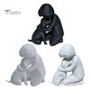 Modern Minimalist Ornament Mini Size Ornament, 3D Printed One-Piece Molding Figurine, Imitation Stone Small Decorative Sculpture Texture Stable