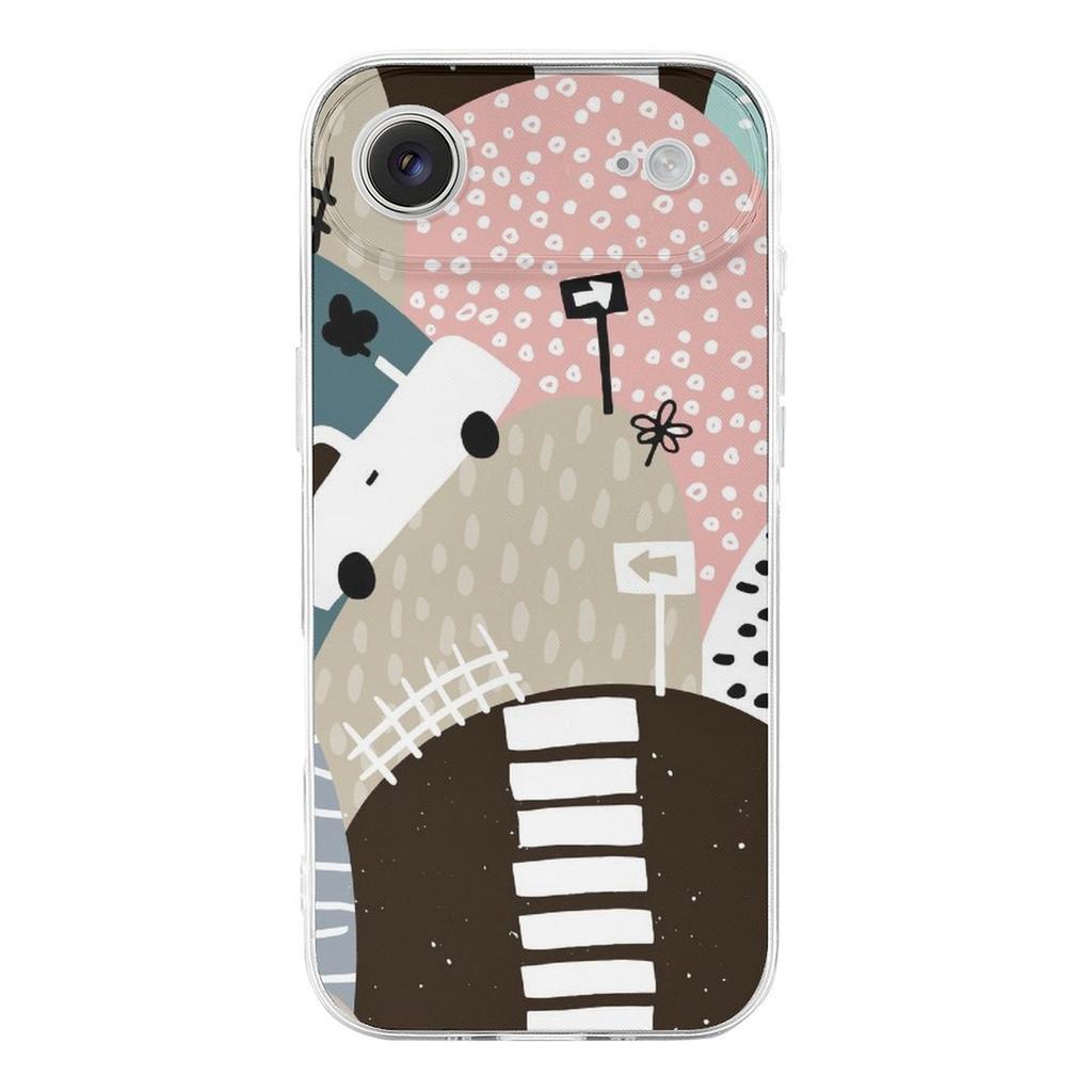 1 Pack For Iphone 17/17Air/17Pro/17ProMax Slim TPU Anti Smudge Clear Case With Precise Cutouts, Lens Edge And Smooth Feel