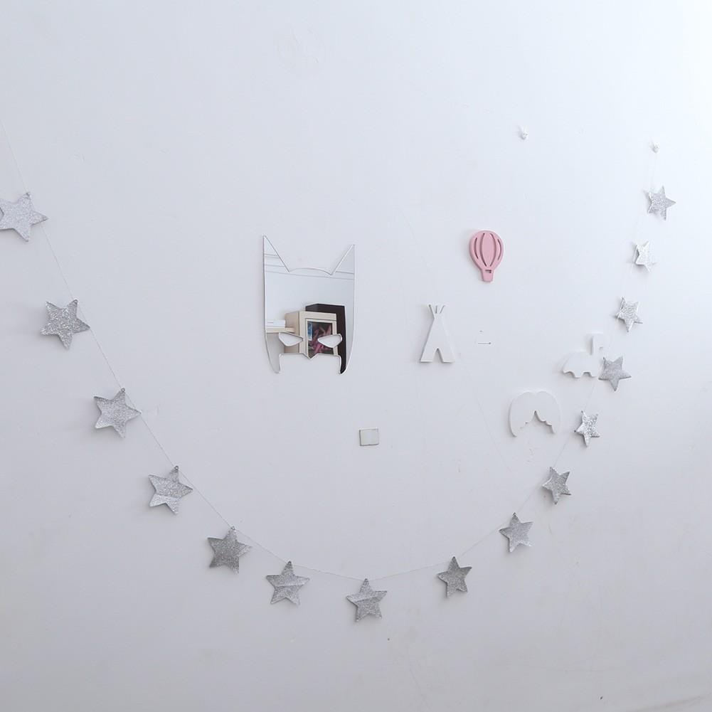 1PC 2.7m/106.29in Colorful Pompom Pendant Garland Nordic Series Wool Felt Ball String Hanging DIY Handmade Home Decor
