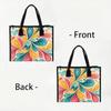 Colorful Swirl Print Tote Bag Portable Shoulder Bag For Daily Use Stylish Casual Handbag