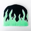 Autumn New Knitted Hat Men's Hip-hop Street Flame Pullover Hat Winter Outdoor Riding Hat Versatile Brimless Hat