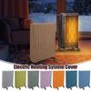 S/M/L Radiator Dust Cover Solid Color Elastic Household Oil Tin Dust Case Heater Dust Protective Covers Home Storage Cleaning