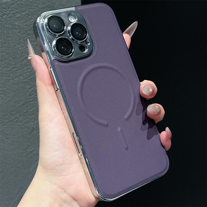 

Magnetic Electroplated iPhone 17 Pro Max Case - Compatible with Apple iPhone 17/16/15, Drop-Proof Design for Models 14/13 14 Pro Max