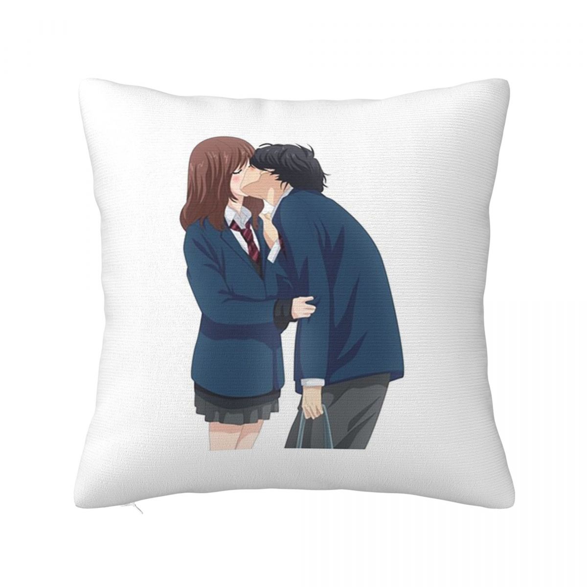 

Ao Haru Ride Anime Blue Spring Ride Square Pillowcase Cushion Cover Pillow Case Throw Pillow Cover for Home Bedroom Car 12x12Inch