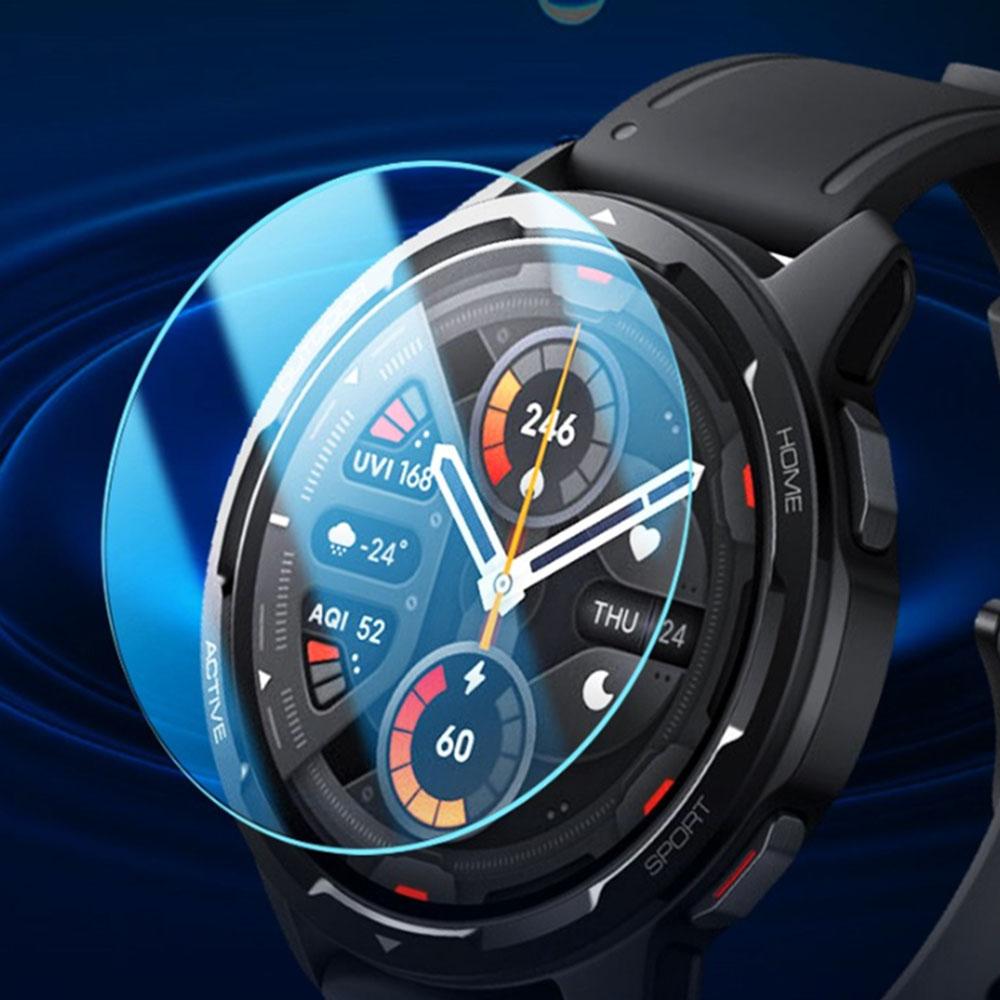 8PCS/lot Protective Film Tempered Glass For Xiaomi MI Watch Color 2 Screen Protector Films Clear HD For Xiaomi Watch S1 Active