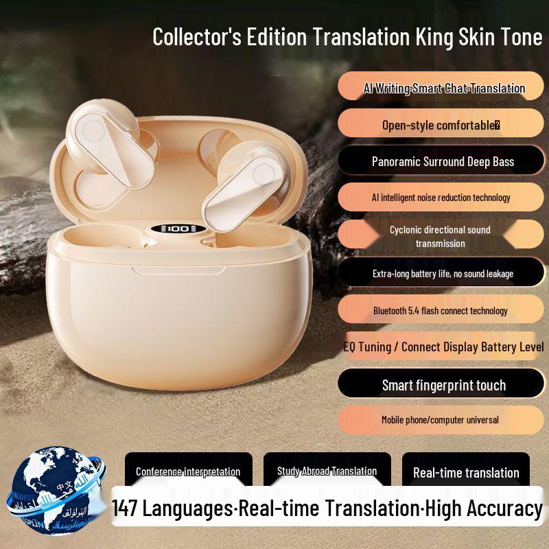 B-20 New Style Short Handle Noise-Cancelling Bluetooth Earphones: High-Quality Sound, Long Battery Life, Comfortable Fit.