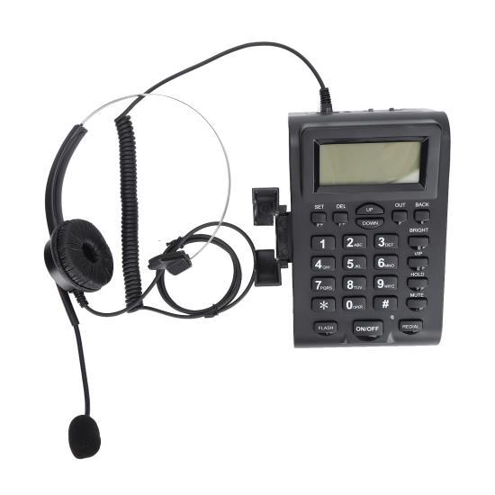 

Телефон для колл-центра HT900 с всенаправленным микрофоном и гарнитурой, подходящий для домашнего офиса
