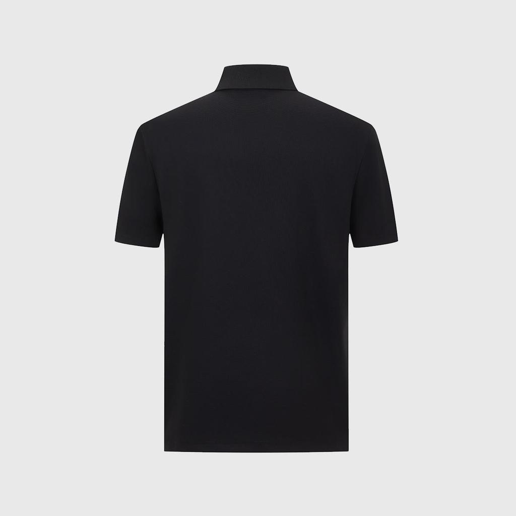 [Letter Logo Fashion Color Contrast] Spring and Summer Simple and Versatile Men's Short Sleeved Polo Shirt