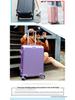 Unisex Fashion Suitcase with Combination Lock and Wheels - Cabin-Size Trolley Case for Students