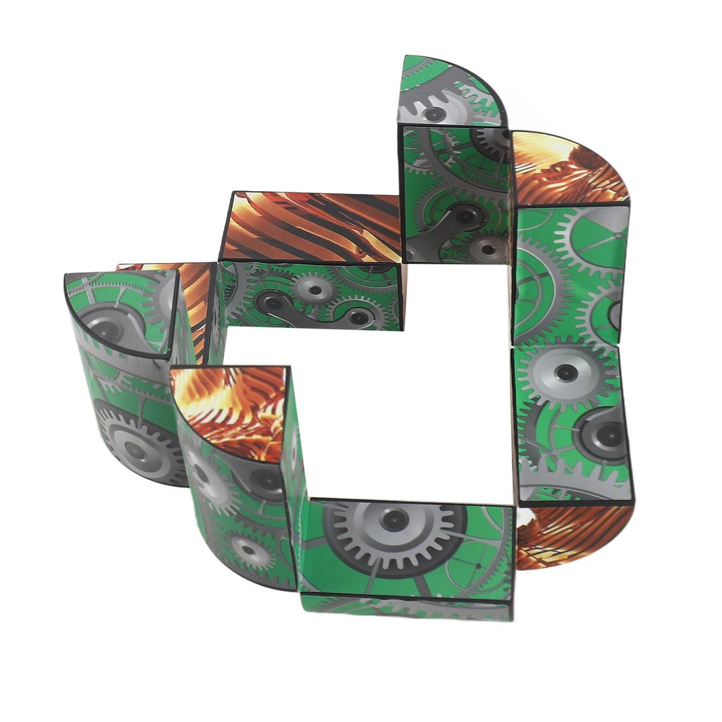 Shape Shifting Box Kid Adult Cylindrical Geometry Magnetic Shape Transform Puzzle Toy