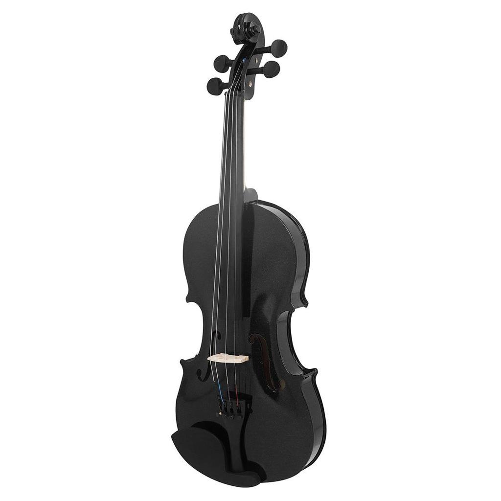Solid Wood 4/4 Violin for All Ages - Ideal for Beginners and Students