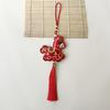 Chinese Red Spring Festival Bell Pendant Horse Wind Chimes Decoration  Festive Accessory
